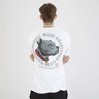 Koszulka Pit Bull Strenght&Respect biała