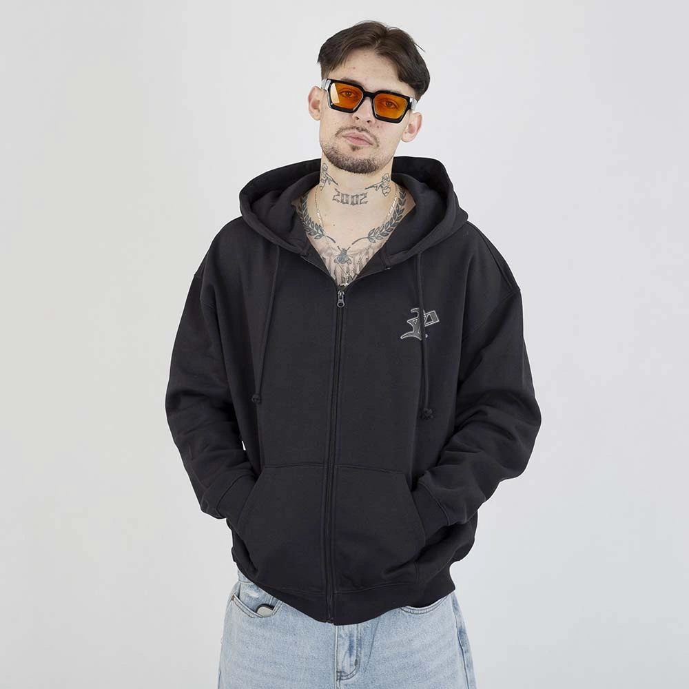 Bluza Prosto Hoodie ZIP Ghotic P czarna