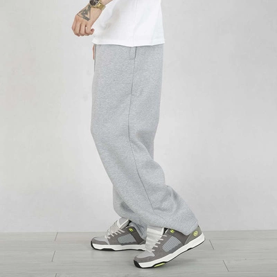 Spodnie Dresowe El Polako Baggy Double Logo Drawcord szare