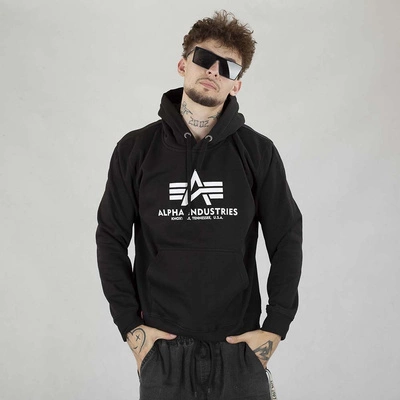 Bluza Alpha Industries Hoodie Basic 178312 czarna