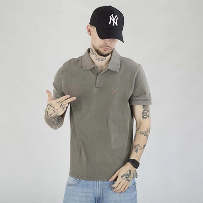 Koszulka Polo Pit Bull Pique Small Logo brązowa