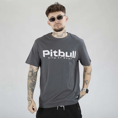 Koszulka Pit Bull City Of Dogs grafitowa