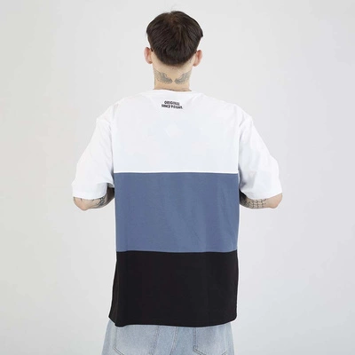 Koszulka Mass Zone biała niebieska czarna