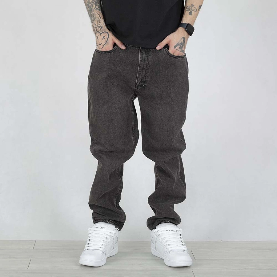 Spodnie Mass Regular Fit Box czarne
