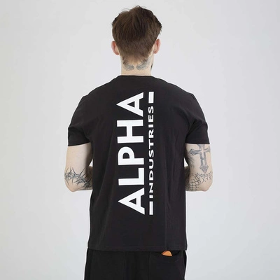 Koszulka Alpha Industries Back Paint 128507 czarna