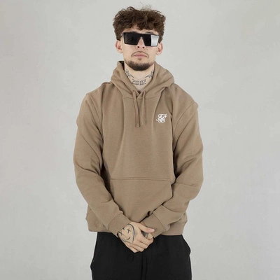 Bluza Hoodie SikSilk Essentials brązowa