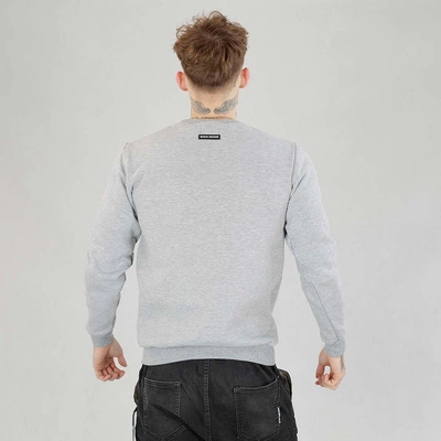 Bluza Crewneck Ganja Mafia Heavy Smokers szara
