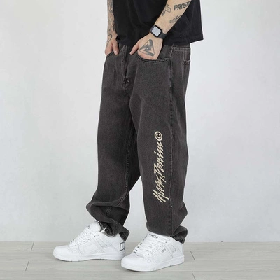 Spodnie Mass Jeans Extra Baggy Fit Initials black washed