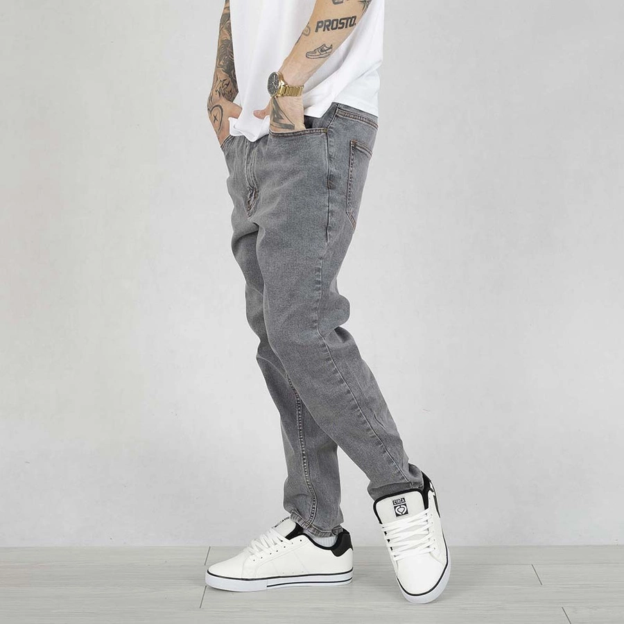 Spodnie Regular Prosto Pocklog gray jeans