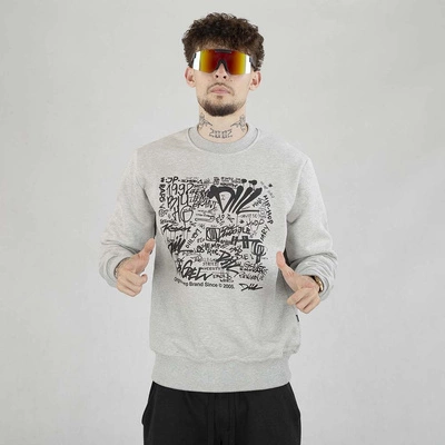 Bluza Diil Crewneck Draft melanż