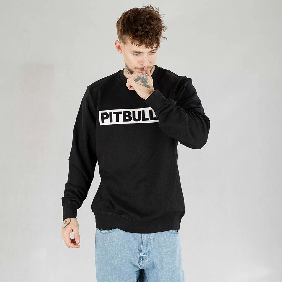 Bluza Pit Bull crewneck Terry Hilltop czarna