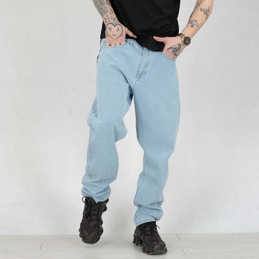 Spodnie Mass Jeans Baggy Fit Box light blue