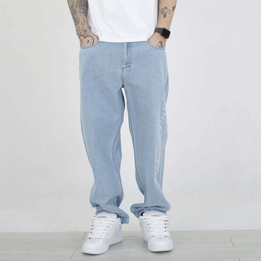 Spodnie Mass Jeans Baggy Fit Authentic jasne niebieskie