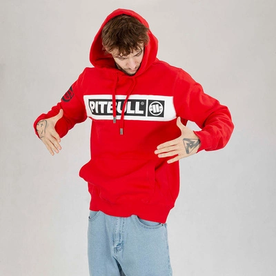 Bluza Pit Bull Hoodie Sherwood czerwona