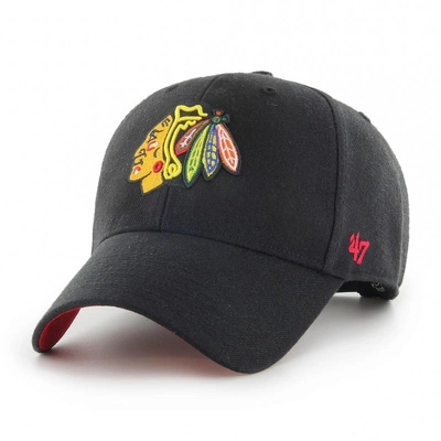Czapka 47 Brand NHL Chicago Blackhawks Ballpark Snap '47 MVP H-BLPMS04WBP-BKA