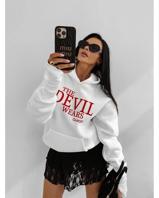 Bluza Olavoga Hoodie Sassy Muse ecru