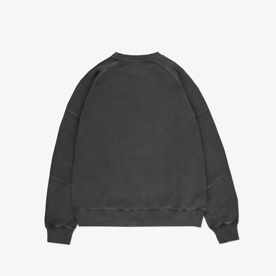 Bluza Prosto Crewneck Goth czarna sprana