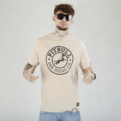 Koszulka Pit Bull San Diego CA piaskowa