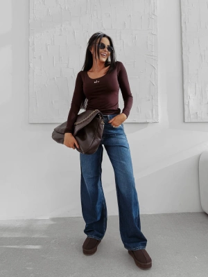 Bluzka Olavoga Hazzy brązowa