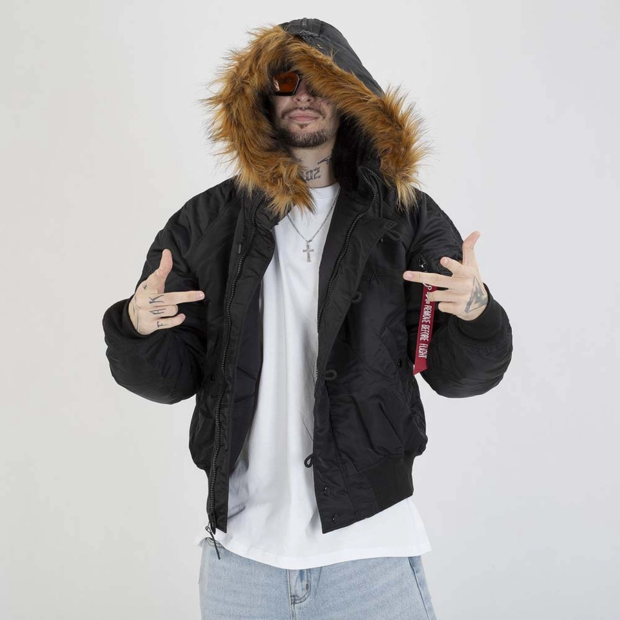 Kurtka Zimowa Alpha Industries N-2B Heritage czarna