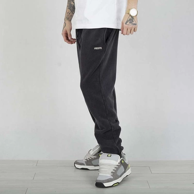 Spodnie dresowe Prosto Darn czarny sprany