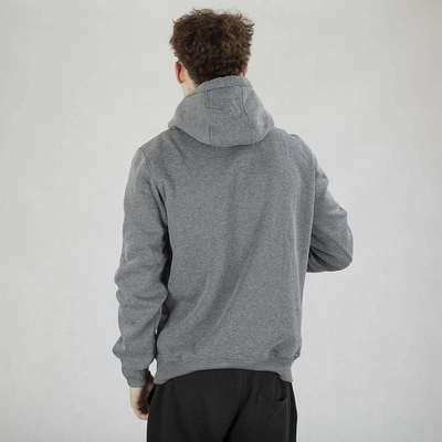 Bluza Hoodie Grube Lolo Dymek Haft ciemno szaro czarna