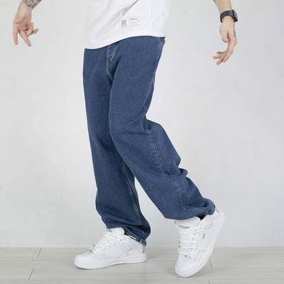 Spodnie Jeansowe Homeboy X-Tra Baggy Denim Washed Blue