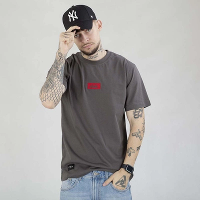 Koszulka Elade Box Logo 3D grafitowa