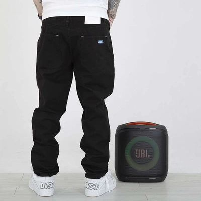 Spodnie Mass Pants Box Relax Fit czarne