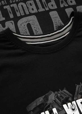 Koszulka Pit Bull Middle Make My Day czarna