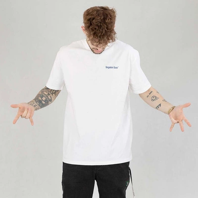 Koszulka Forgotten Face Tagged Blue Marble biała