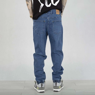 Spodnie Regular Prosto Jogger Hees niebieskie