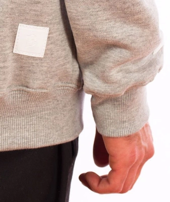 Biuro Ochrony Rapu-Classic Borcrew Outline Bluza Jasny Szary