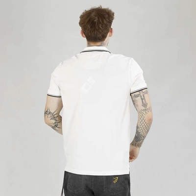 Koszulka Polo Pit Bull Regular Pique Stripes biała