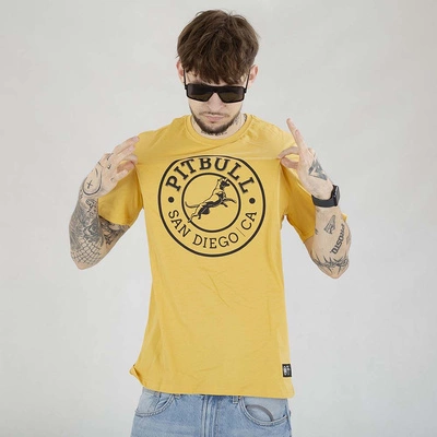 Koszulka Pit Bull Sun Diego CA żółta