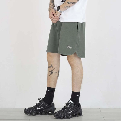 Krótkie spodenki dresowe Prosto Waffle zielone