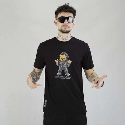 Koszulka Środowisko Miejskie Hooligans Bear czarna