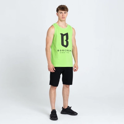 Biuro Ochrony Rapu BORCREW CLASSIC Tank Top Zielony Neon
