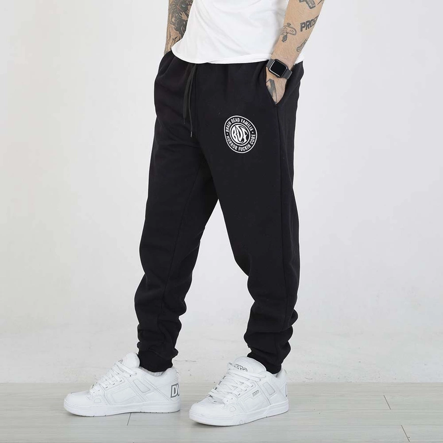Spodnie dresowe Brain Dead Familia Circle Logo czarne