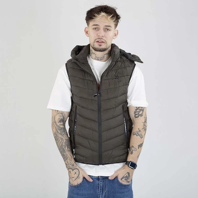 Bezrękawnik I8 Denim Hoodie khaki