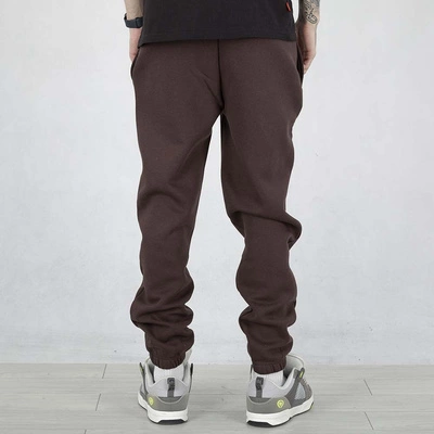 Spodnie Dresowe Jigga Wear Black Crown brązowe