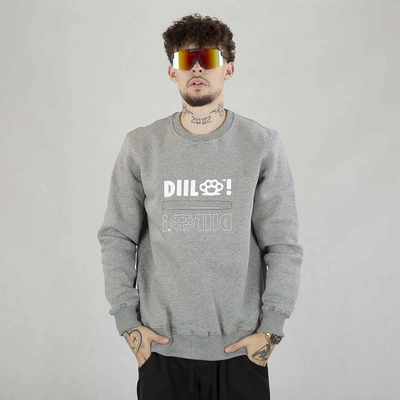 Bluza Crewneck Diil Pocket szara