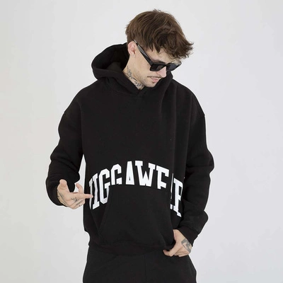 Bluza Jigga Wear Hoodie Baggy College czarna
