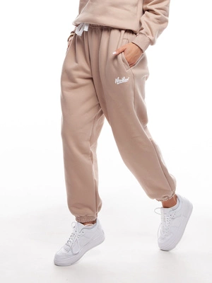 Spodnie Dresowe Nice View Brand Small beżowe