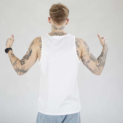 Tank Top Pit Bull Slim Fit Drive biały