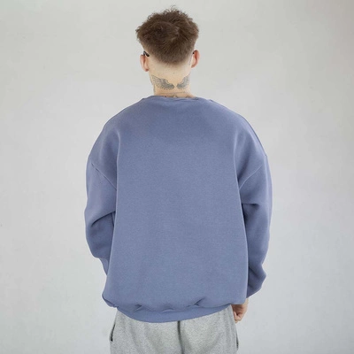 Bluza Patriotic Crewneck Oversize Tag Mini fioletowa