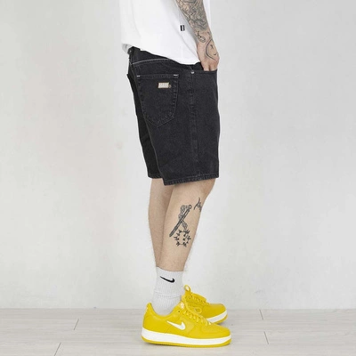 Krótkie spodenki Mass Jeans Relax Fit Box black washed