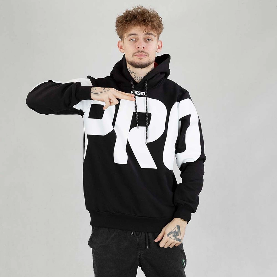 Bluza Prosto Hoodie Zorvex czarna