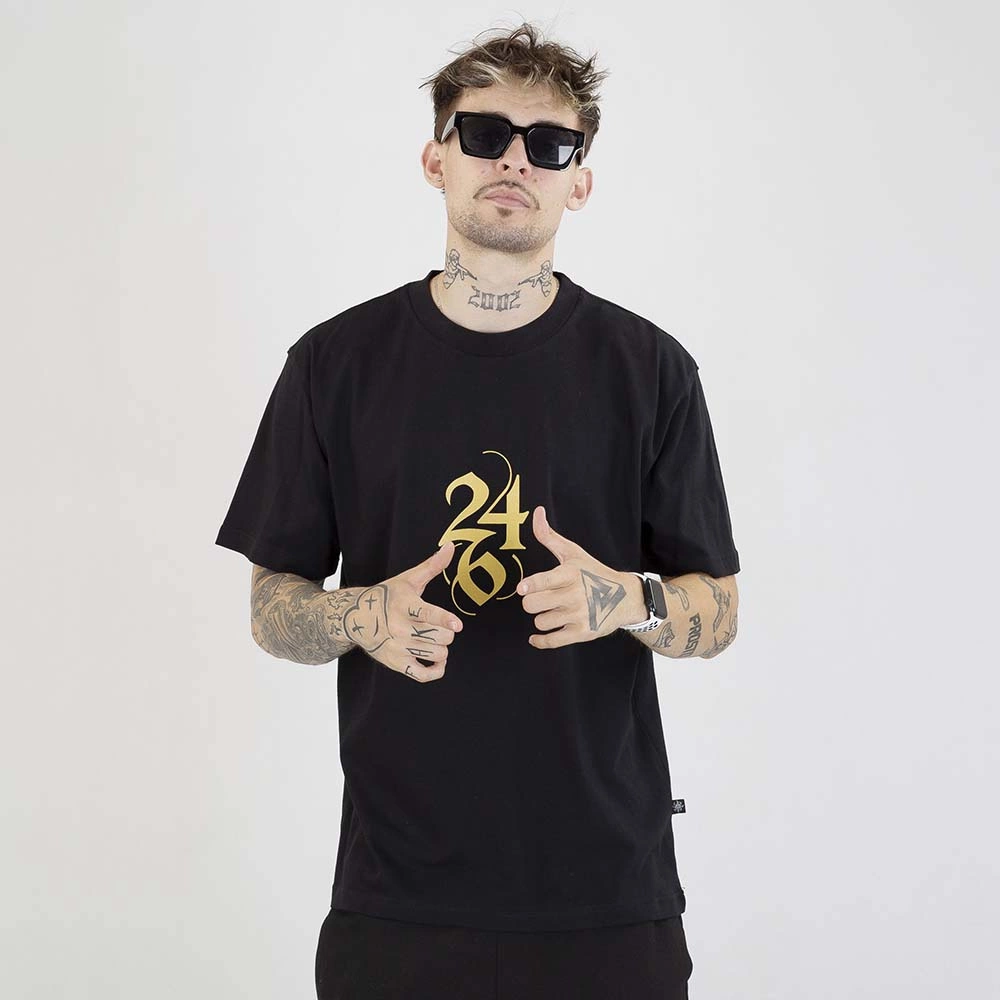 Koszulka Brain Dead Familia Cross 246 czarna