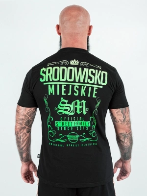 Koszulka Środowisko Miejskie Theme 2.0 czarna zielona
